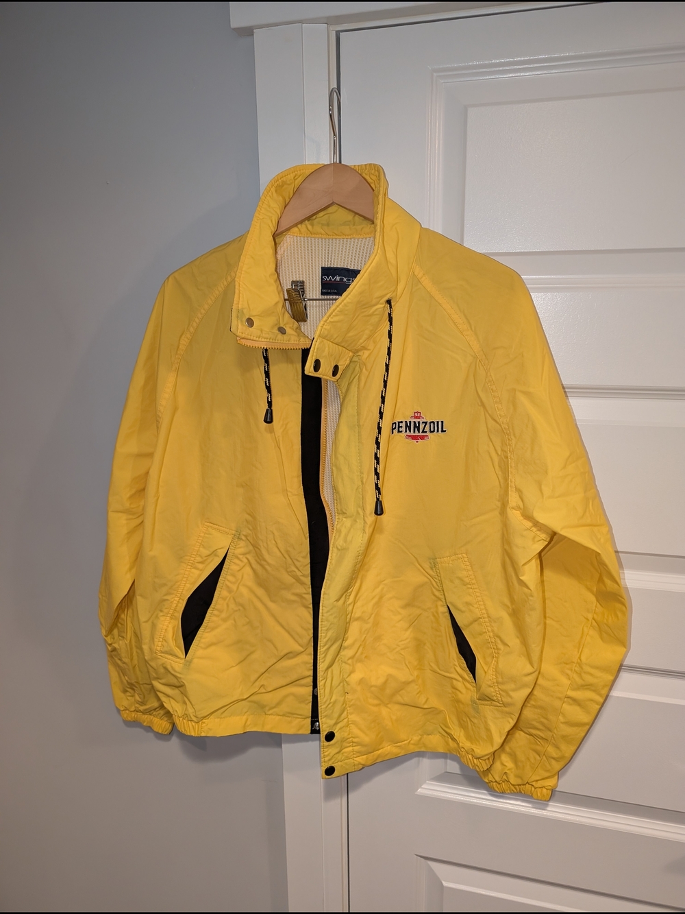 Vintage Pennzoil Yellow Jacket - Motor Sports Nascar